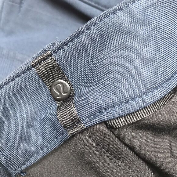 LULULEMON Pants Men 31 (32x28) Navy Classic 5 Pocket ABC Warpstreme Chino - Picture 6 of 12